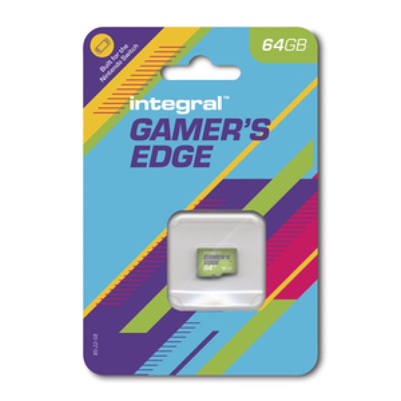 Carte microSDXC 64Go GAMER'S EDGE compatible Nintendo Switch