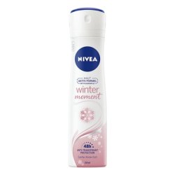 NIVEA Winter Moment Deo Spray 150ml with Winter Scent and 48h Anti-Transpirant Protection
