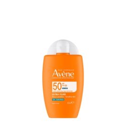 Solaires Ultra Fluide Oil Control Matifiant SPF50 UVB UVA lumière bleue 50ml