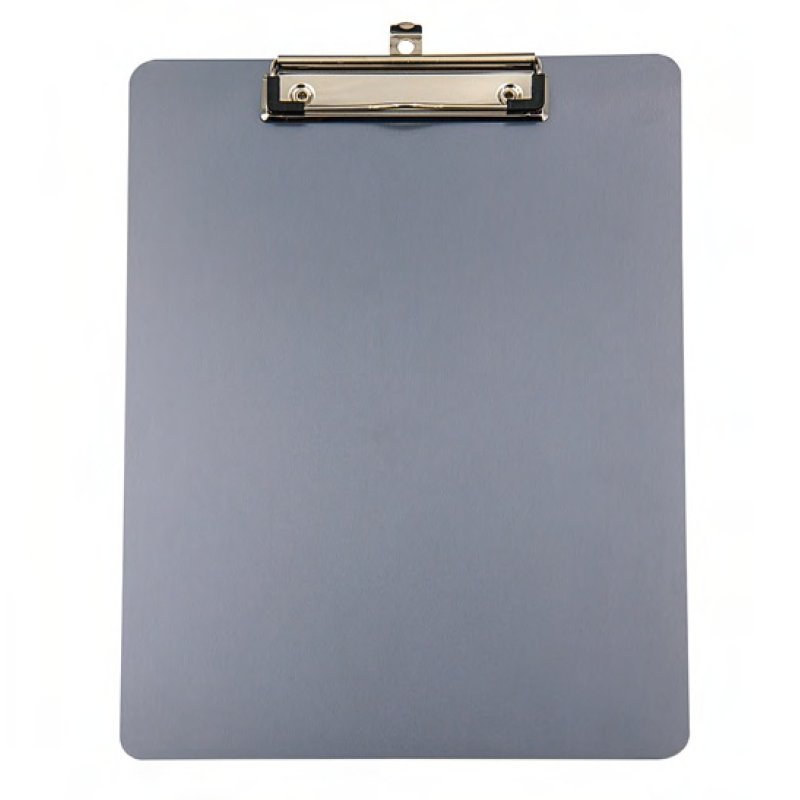 RESTPOSTEN: WEDO Klemmbrett, DIN A4, aus Metall, anthrazit