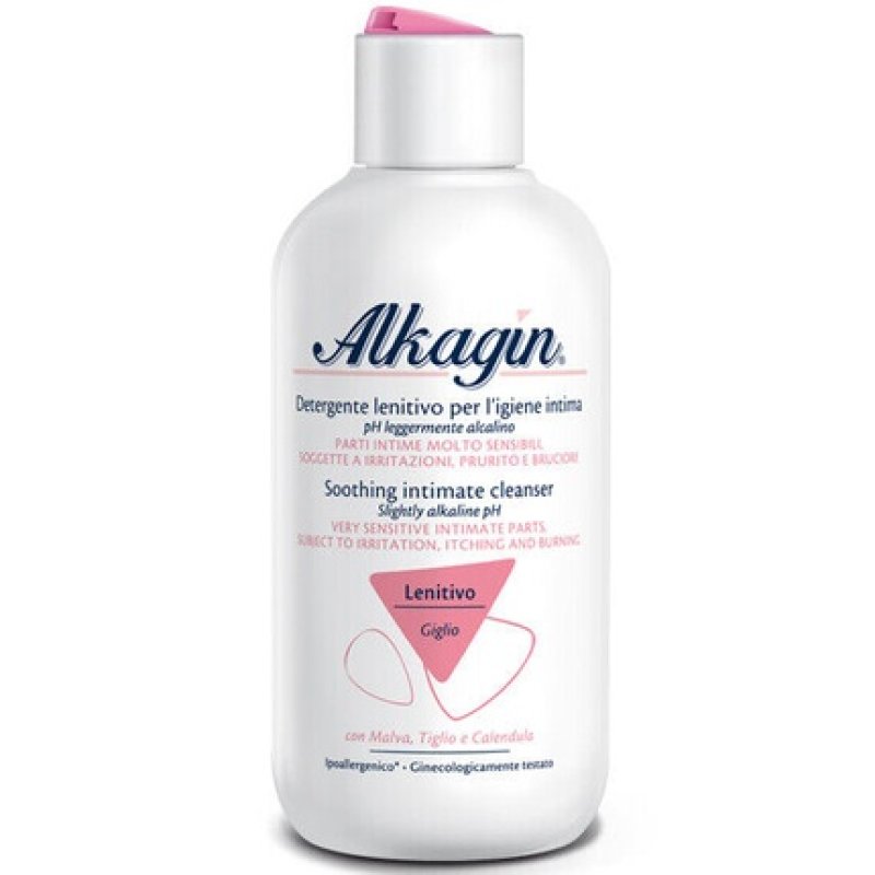 Alkagin Soothing Cleanser for Intimate Hygiene with Mallow, Lime and Calendula
