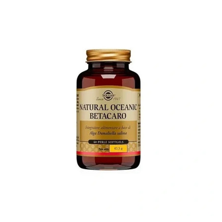 Solgar Natural Oceanic Betacaro - 60 Softgels For Eye And Skin Health
