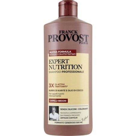 Franck Provost Expert Nutrition Professional Shampoo for Dry Hair Nourishing Effect with Shea Butter and Coconut Oil