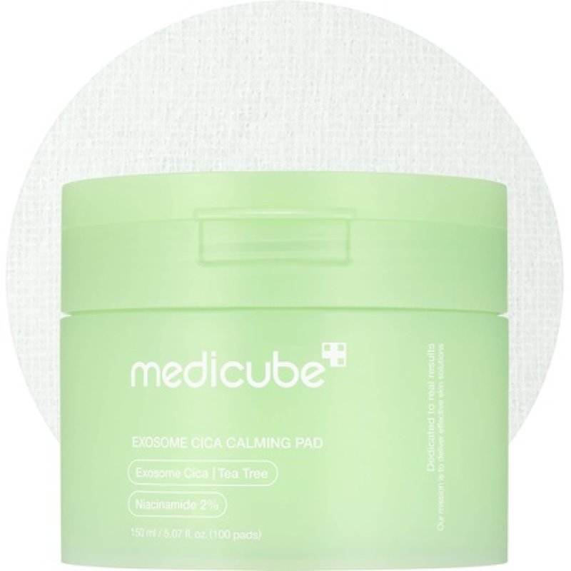 Medicube Exosome Cica Tea Tree Calming Toner Pads for Sensitive Skin