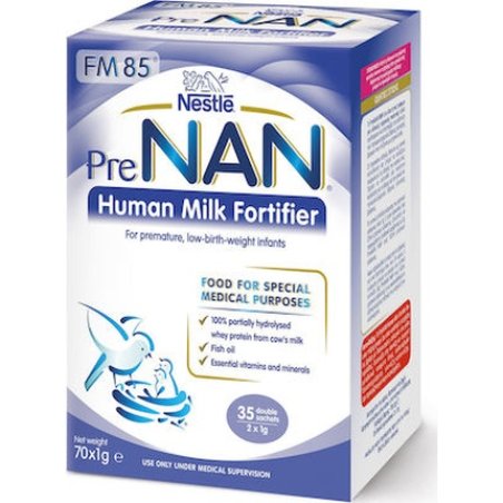 Nestle Prenan Human Milk Fortifier For Premature And Low Birth Weight Infants, 70 Grams