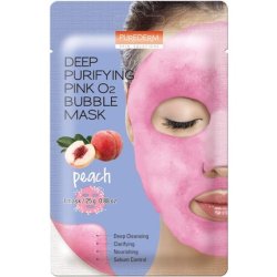Purederm Deep Purifying Pink O2 Bubble Mask Peach