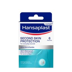 Hansaplast Second Skin Protection Hydrocolloid Dressings - 6 Units