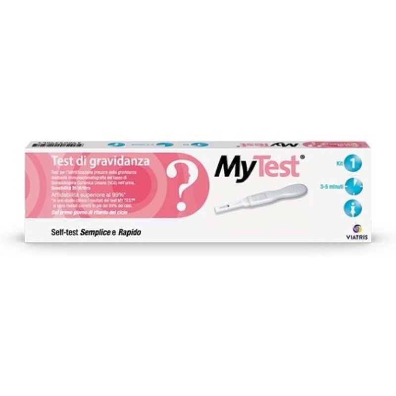 Viatris MyTest Simple and Fast Pregnancy Test HCG 1 Test