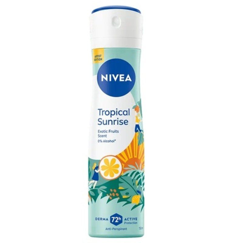 NIVEA Fresh Flower Deodorant with Spray - Long-lasting Freshness