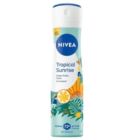 NIVEA Fresh Flower Deodorant with Spray - Long-lasting Freshness