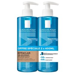 La Roche Posay Effaclar Purifying Foaming Gel Set - 2 X 400 Ml