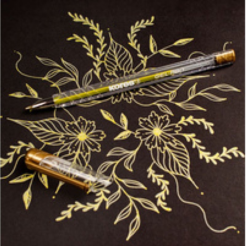 Kores Stylo roller à encre gel "K11 Metallic", blister de 2