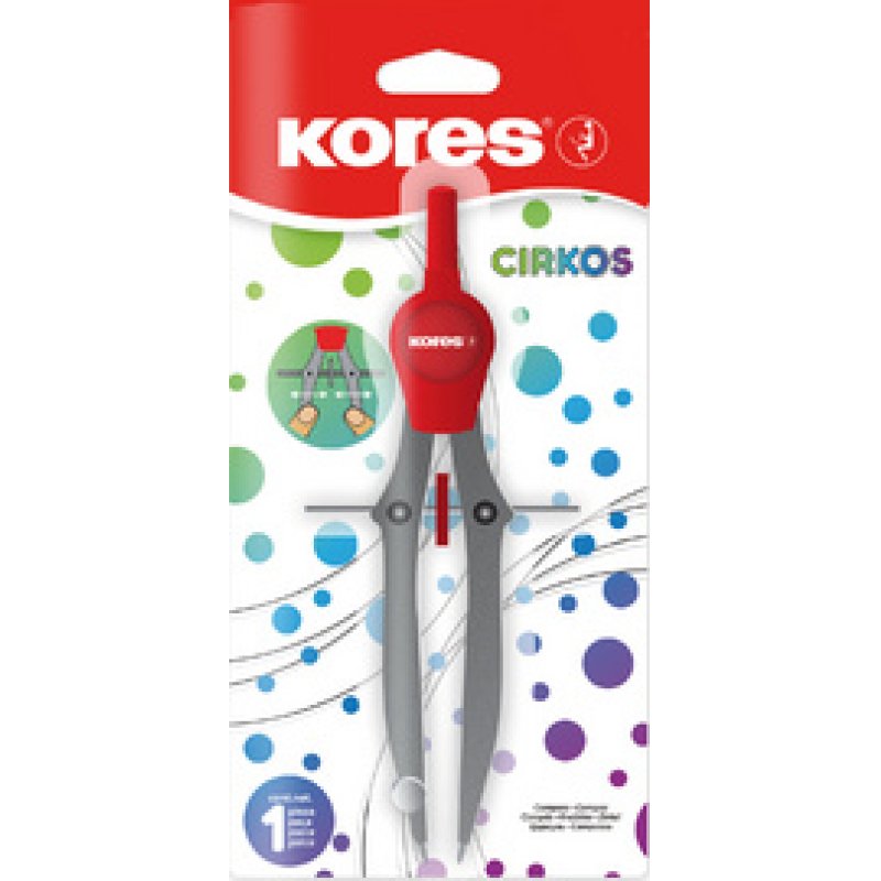 Kores Compas à réglage rapide "Cirkos"