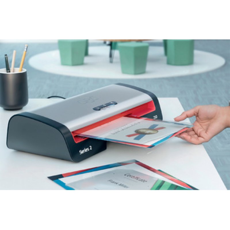 GBC Plastifieuse 250, jusqu'au format A4, noir/argent/rouge