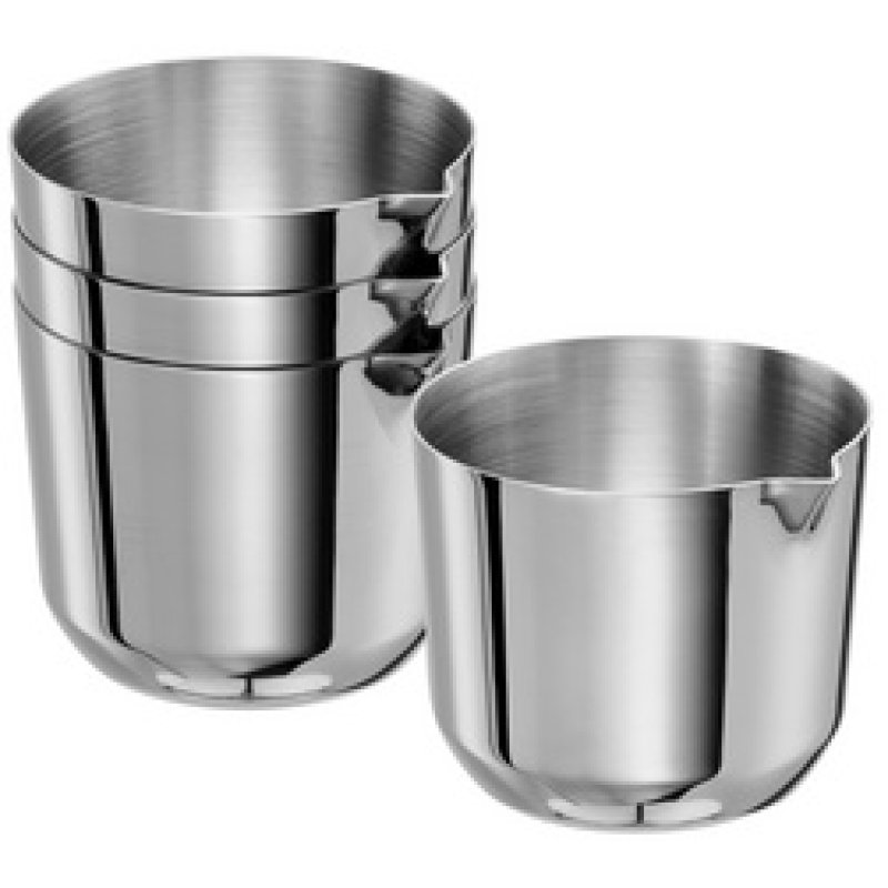 APS Pot avec bec verseur ALLURE, 40 ml, set de 4, inox