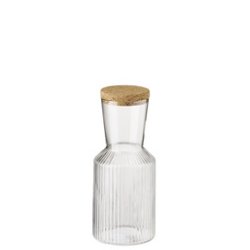 APS Carafe en verre LINES, 0,5 litre, transparent