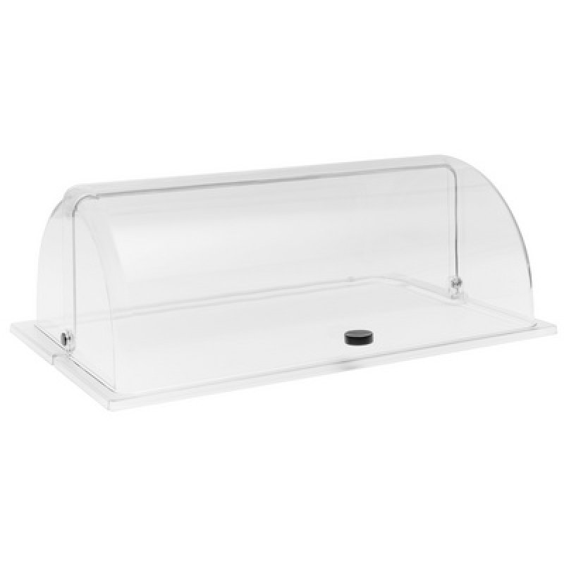 APS Cloche basculante pour contenant GN 1/2, transparent
