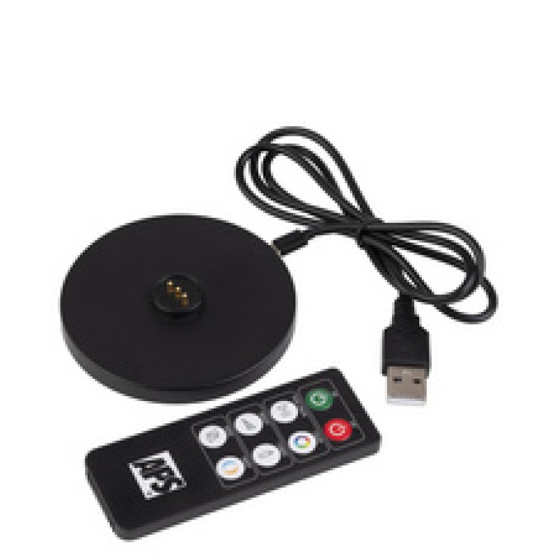 APS Lampe de bureau rechargeable à LED MERLE MICRO, noir