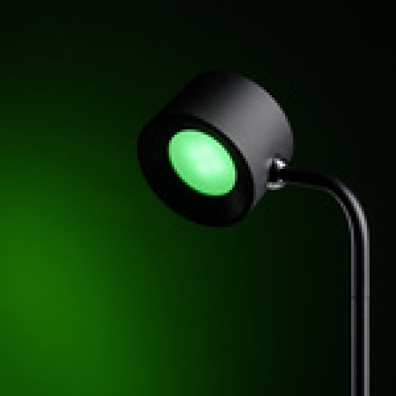 APS Tête de lampe VALUMO, incl. station de charge, noir