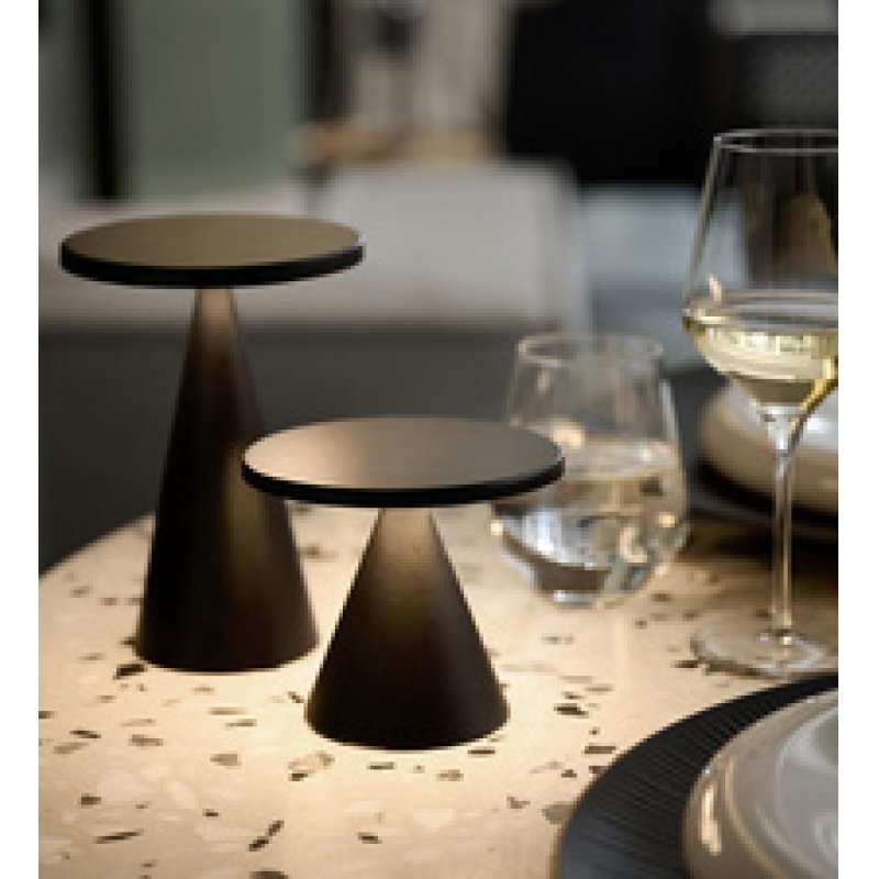 APS Lampe de bureau rechargeable à LED CONE, blanc