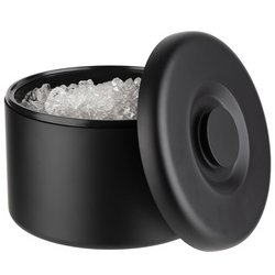 APS Bac à glaçons ARCTIC, en PS/aluminium, 6 litres, noir