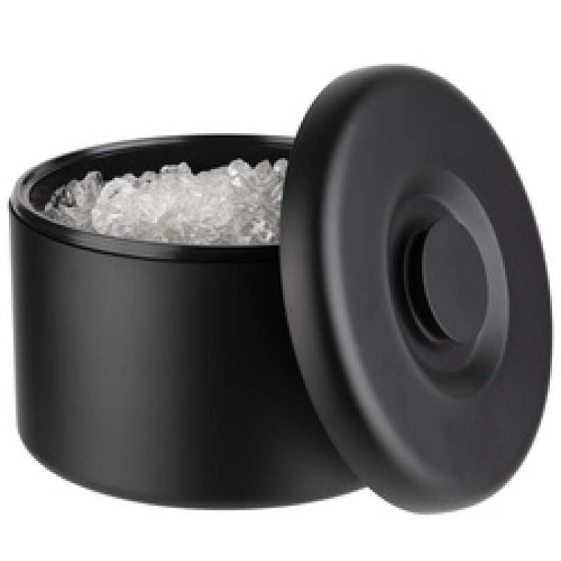 APS Bac à glaçons ARCTIC, en PS/aluminium, 6 litres, noir
