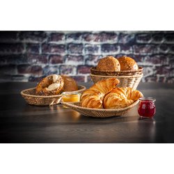 APS Corbeille à pain COVE, ovale, 280 x 160 mm, beige