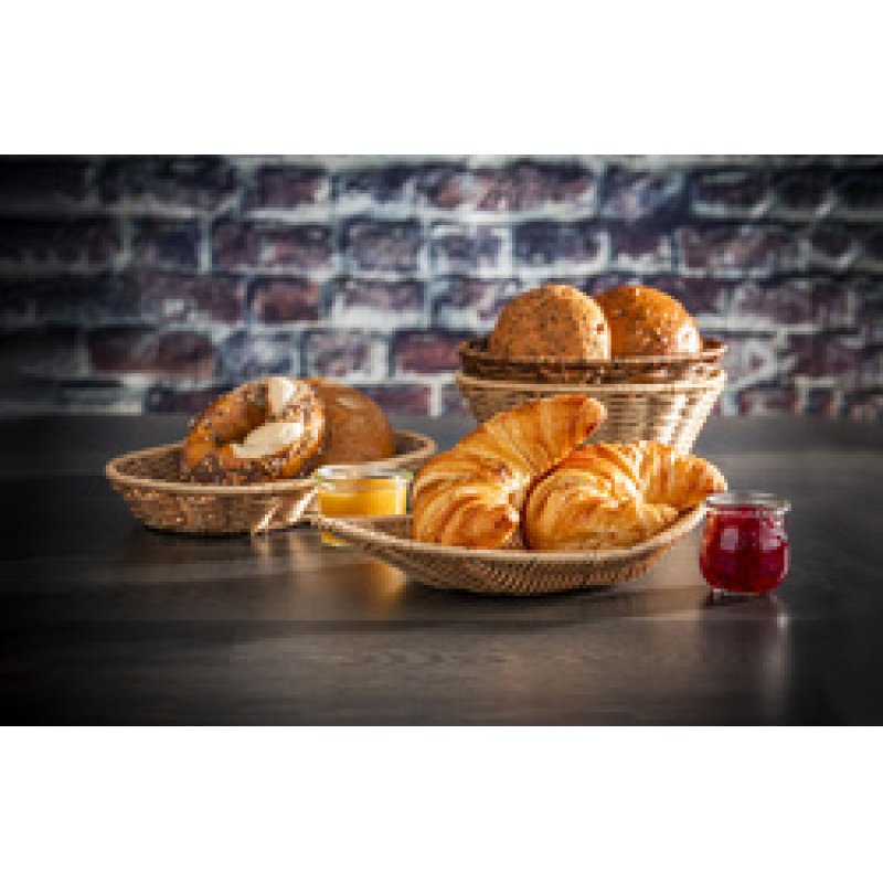 APS Corbeille à pain COVE, ovale, 280 x 160 mm, marron