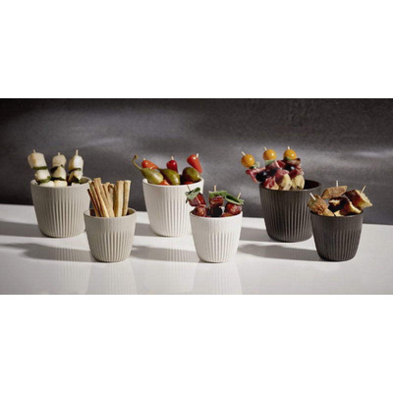 APS Bol LINEO, 180 ml, set de 6, gris