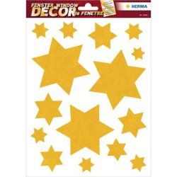HERMA 15644 decorative sticker Film Gold Removable 15 pc(s)