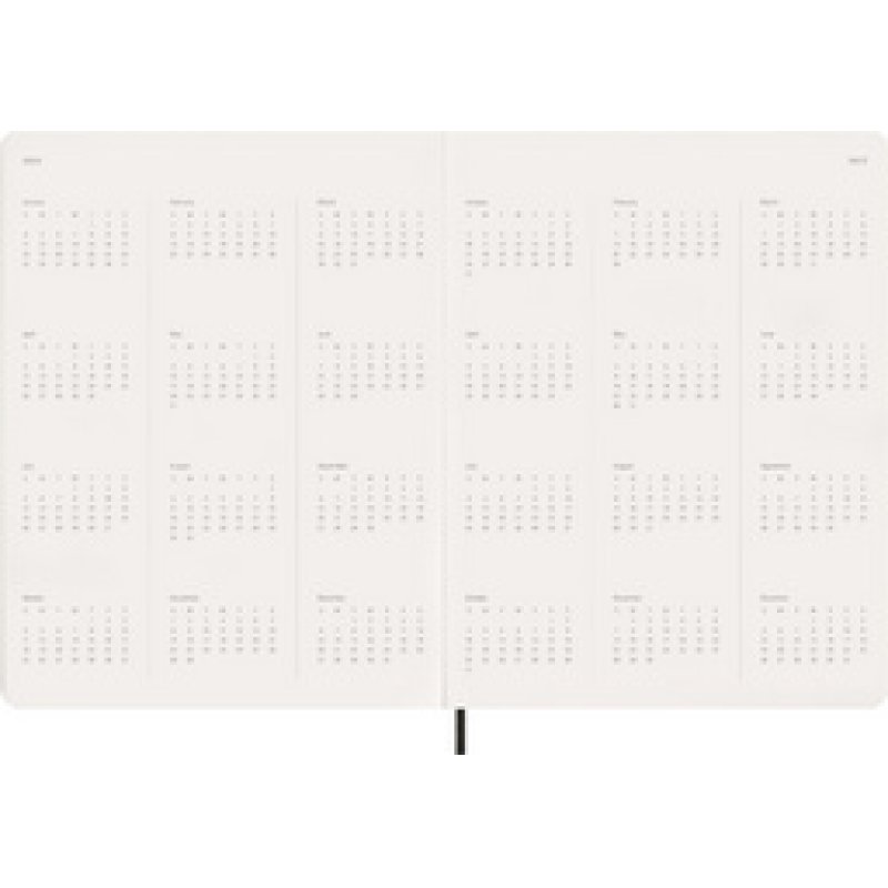 MOLESKINE Agenda Essential 2025/2026, 15 mois, XXL