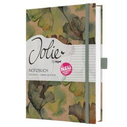 JOLIE JN857 Notebook , Pure Ginkgo, approx. A5, lined