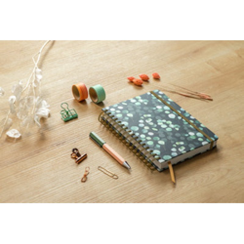 sigel Carnet à spirale Jolie Inspire "Eucalyptus Night", A5