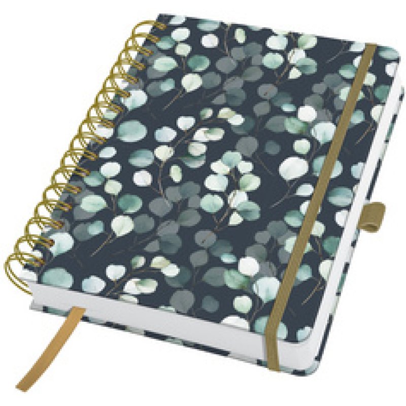 sigel Carnet à spirale Jolie Inspire "Eucalyptus Night", A5