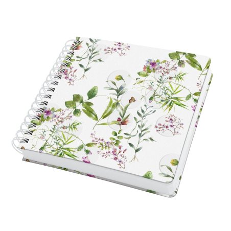 JOLIE JQ101 Spiral notebook , Fairytale Garden, approx. A5 square, blank