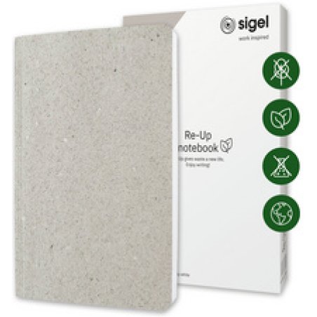 sigel Carnet de notes Re-Up, A5, ligné, rouge