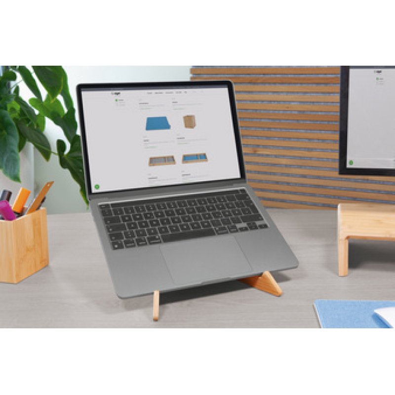 sigel Support pour laptop et tablette Eyestyle, en bambou