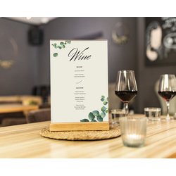 sigel Design-Papier "Eucalyptus", DIN A4, 90 g/qm, 2-spaltig