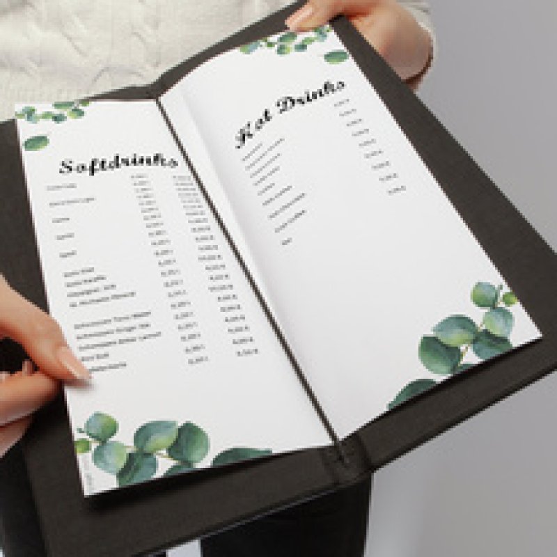 sigel Design-Papier "Eucalyptus", DIN A4, 90 g/qm, 2-spaltig