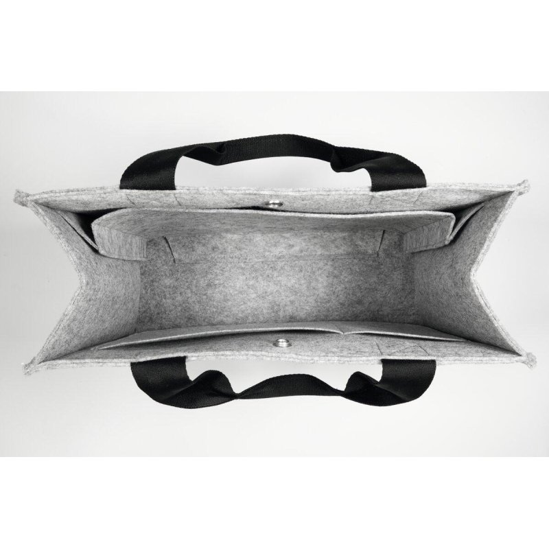 Sigel BA430 sac à main et sac en bandoulière Feutre PET, Polyéthylène téréphthalate (PET) Gris Garçon/Fille Sac