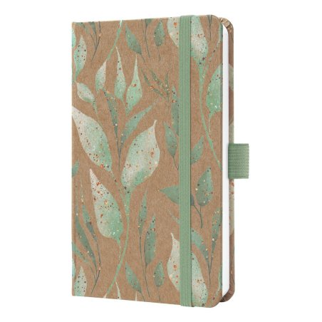 sigel Taschenkalender Jolie Pure 2026 "Sparkle Leaves", A6