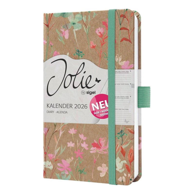 Sigel Jolie J6806 appointment book Weekly appointment book 174 pages Brown, Green, Pink, Red