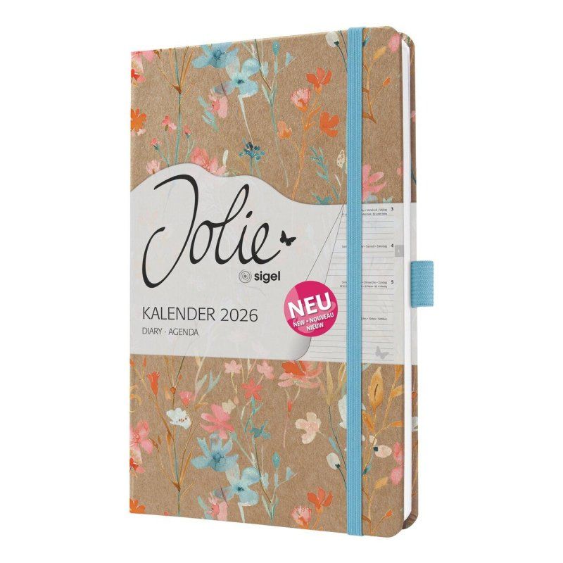 Sigel Jolie J6807 appointment book Weekly appointment book 174 pages Blue, Brown, Orange, Red