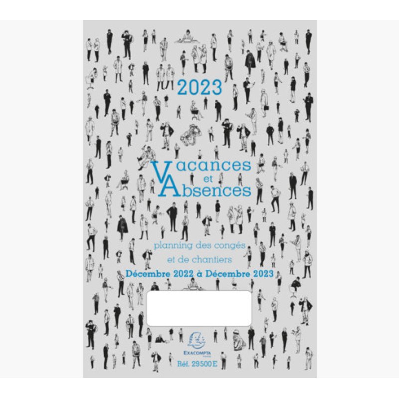 EXACOMPTA Planning des congés 2025/2026, décembre à décembre
