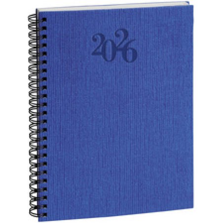 EXACOMPTA Agenda de bureau HORIZONS 20S Visuel, 2026, bleu