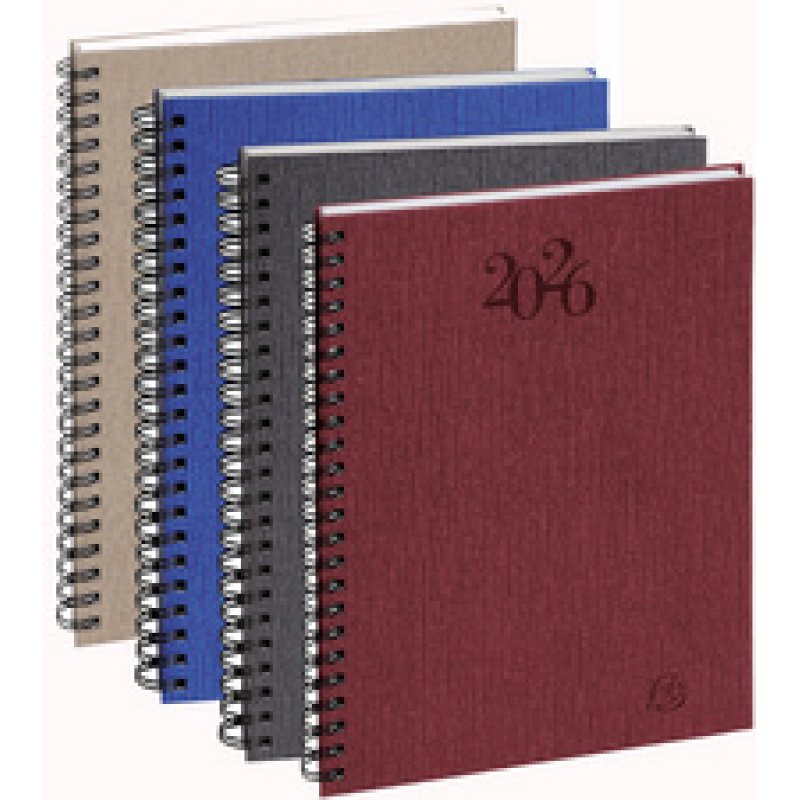 EXACOMPTA Agenda de bureau HORIZONS 20S Visuel, 2026, bleu