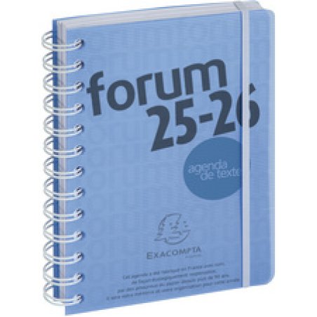 EXACOMPTA Agenda scolaire Forum Linicolor, 2025/2026, violet
