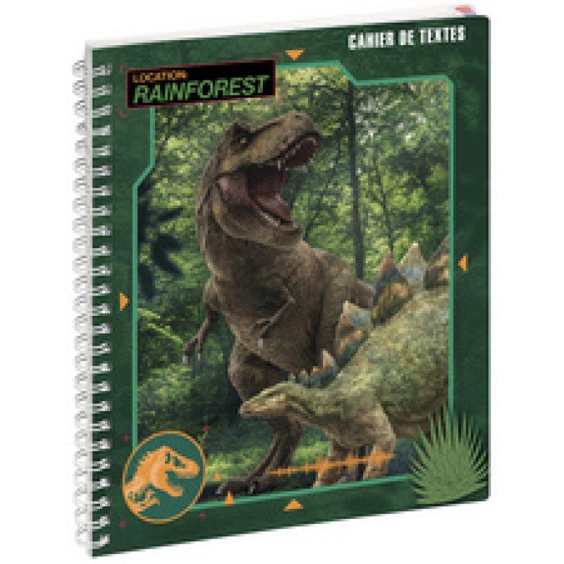 EXACOMPTA Cahier de textes Jurassic World "Dinos"