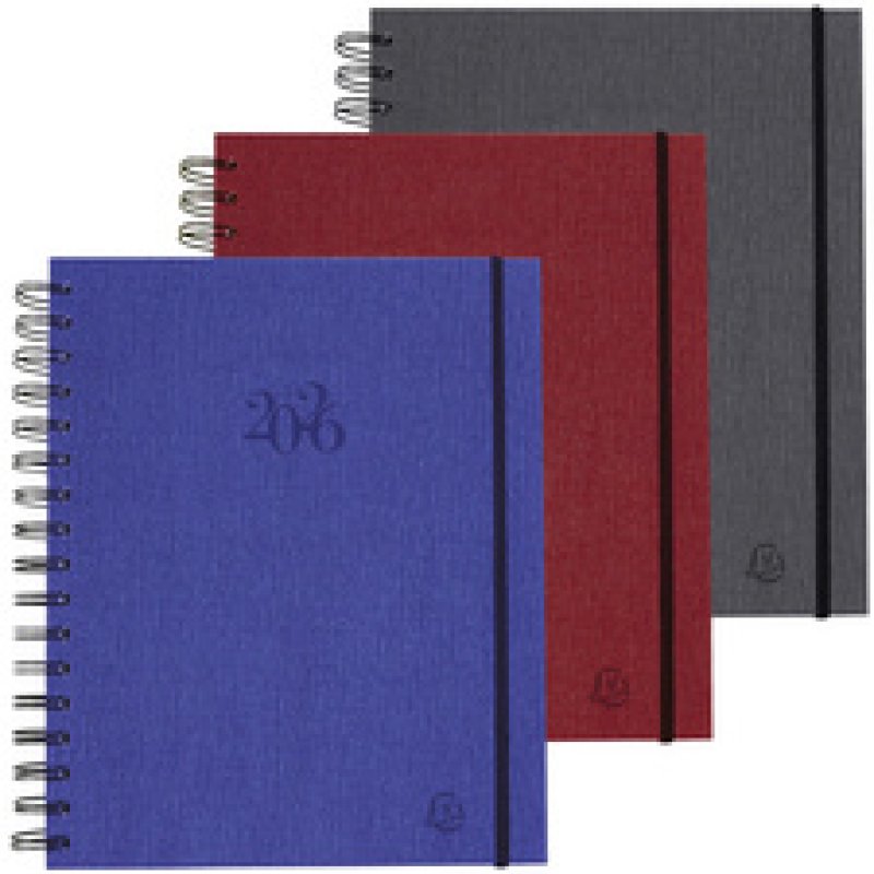 EXACOMPTA Agenda "La journée planifiée 22S", 2026, gris