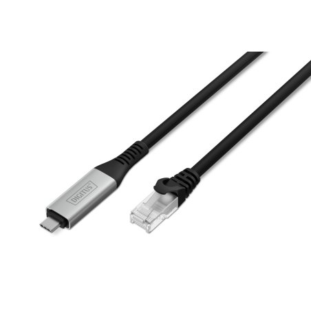 Digitus USB-C 3.2 Gen1 - RJ45 Ethernet cable, 1Gbit/s, 5m